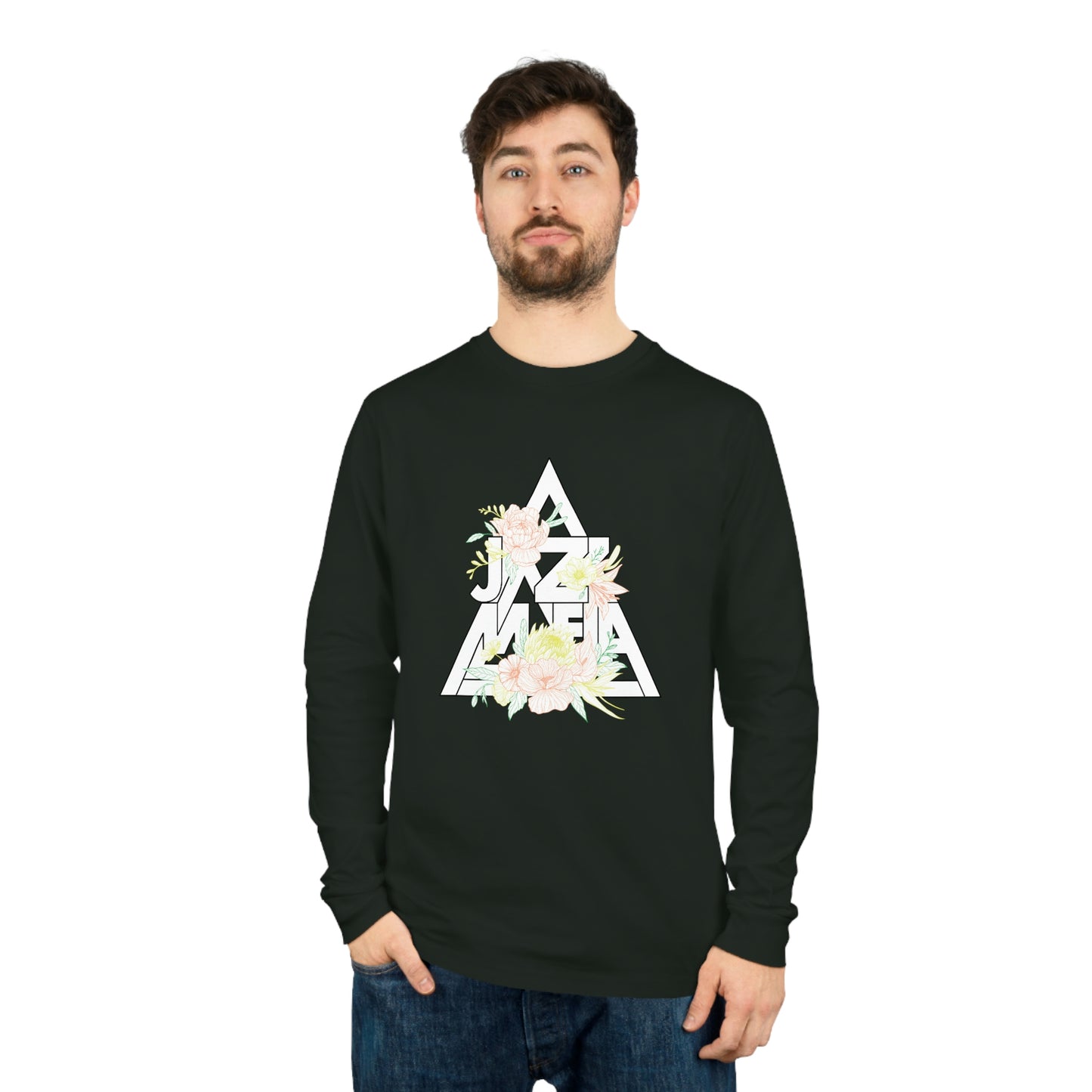 Jazz Mafia Autumn Long Sleeve Tee - Unisex Organic Cotton